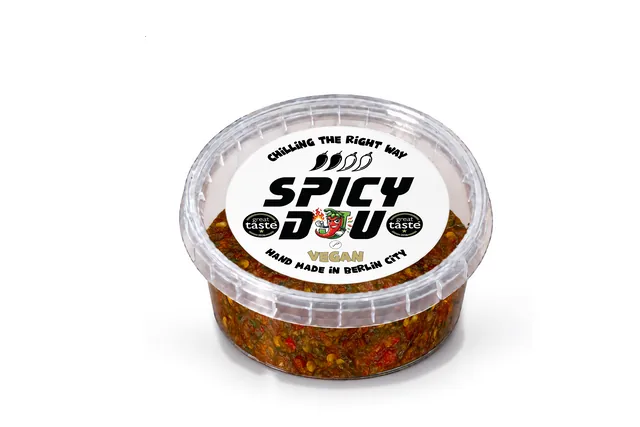Radiant Heat in its Spicy Dju tub with label
